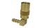 CO 6-318 3/8" Moldflow Coupler Unvalved 1/2" ID Hose 90°