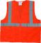 Azusa Safety Hi-Vis Orange ANSI Type R, Class 2 Mesh Vest L