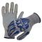 Azusa Safety BLUWOLF 18 Gauge HPPE Blended ANSI A4 Cut Resistant Gloves with Finger Guards, S