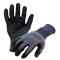 Azusa Safety Commander 15 Gauge Black Nylon/Spandex Work Gloves with Micro Foam Nitrile Palm Coating, 2XL