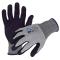 Azusa Safety BLUWOLF 18 Gauge HPPE Blended ANSI A4 Cut Resistant Gloves with Sandy Foam Nitrile Palm Coating, S