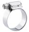 Breeze 300 SS Liner Hose Clamps with Zinc-Plated Hex Screw, 1-13/16" - 2-3/4" Range, SAE 36