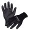 Azusa Safety Commander 13 Gauge Black Nylon Work Gloves with Polyurethane Palm Coating, L