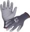 Azusa Safety Commander 13 Gauge Gray Nylon Work Gloves with Polyurethane Palm Coating, S