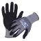 Azusa Safety Dura-Dex 15 Gauge Gray Nylon/Spandex Blended Work Gloves with Sandy Foam Palm Coating Coating  M