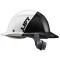 LF HDF50C-19WC DAX CARBON FIBER FULL BRIM 50-50 WHITE/BLACK