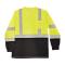 Azusa Safety Hi-Vis ANSI Type R, Class 2 Black Bottom Long Sleeve T-Shirt  L