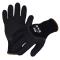 Azusa Safety Black Acrylic Winter Gloves with 3/4 Foam Latex Coating  L