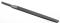 10" Long Angle Lathe Flat File, 6/PK