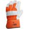 Azusa Safety Split Grain Cowhide Double Leather Gloves  XL