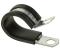 ABA Rubber Lined Galvanized Steel Retaining Clamps, 13/16" clamping dia. 50/CS