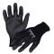 Azusa Safety Commander 13 Gauge Black Nylon Work Gloves with Polyurethane Palm Coating, M