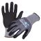 Azusa Safety Dura-Dex 15 Gauge Gray Nylon/Spandex Blended Work Gloves with Dura Foam Nitrile/Polyurethane Palm Coating and Reinforced Thumb Crotch XL