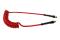 CO PUE14-10-TR Flexeel Coil 1/4" ID x 10’ 1/4" MPT Rigid Transparent Red