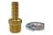 CO RK04 Hose Repair Kit, 3/8" ID x 3/8" MPT Barb