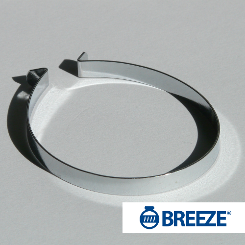 Hose Clamps with a Breeze Logo